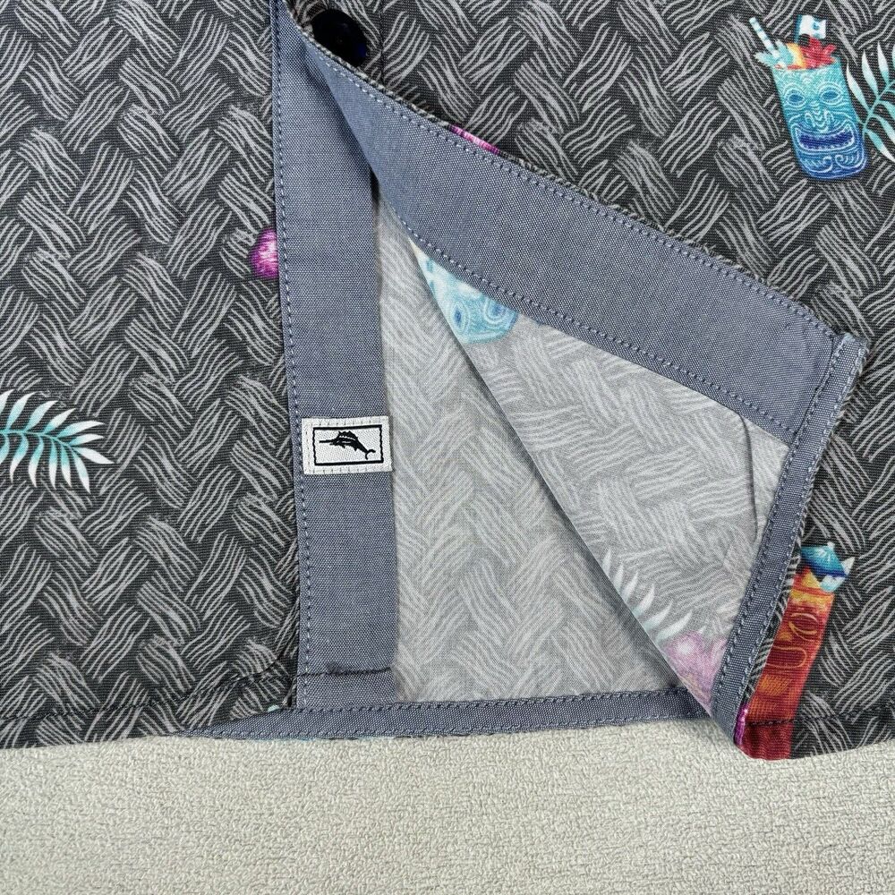 Tommy Bahama Islandzone Coconut Point Tiki Cocktails Camp Shirt Sz 3XL Vacation - Picture 8 of 14